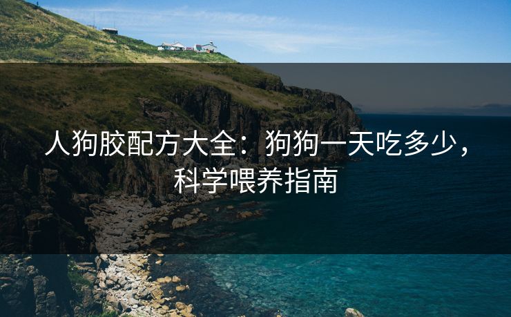 人狗胶配方大全：狗狗一天吃多少，科学喂养指南